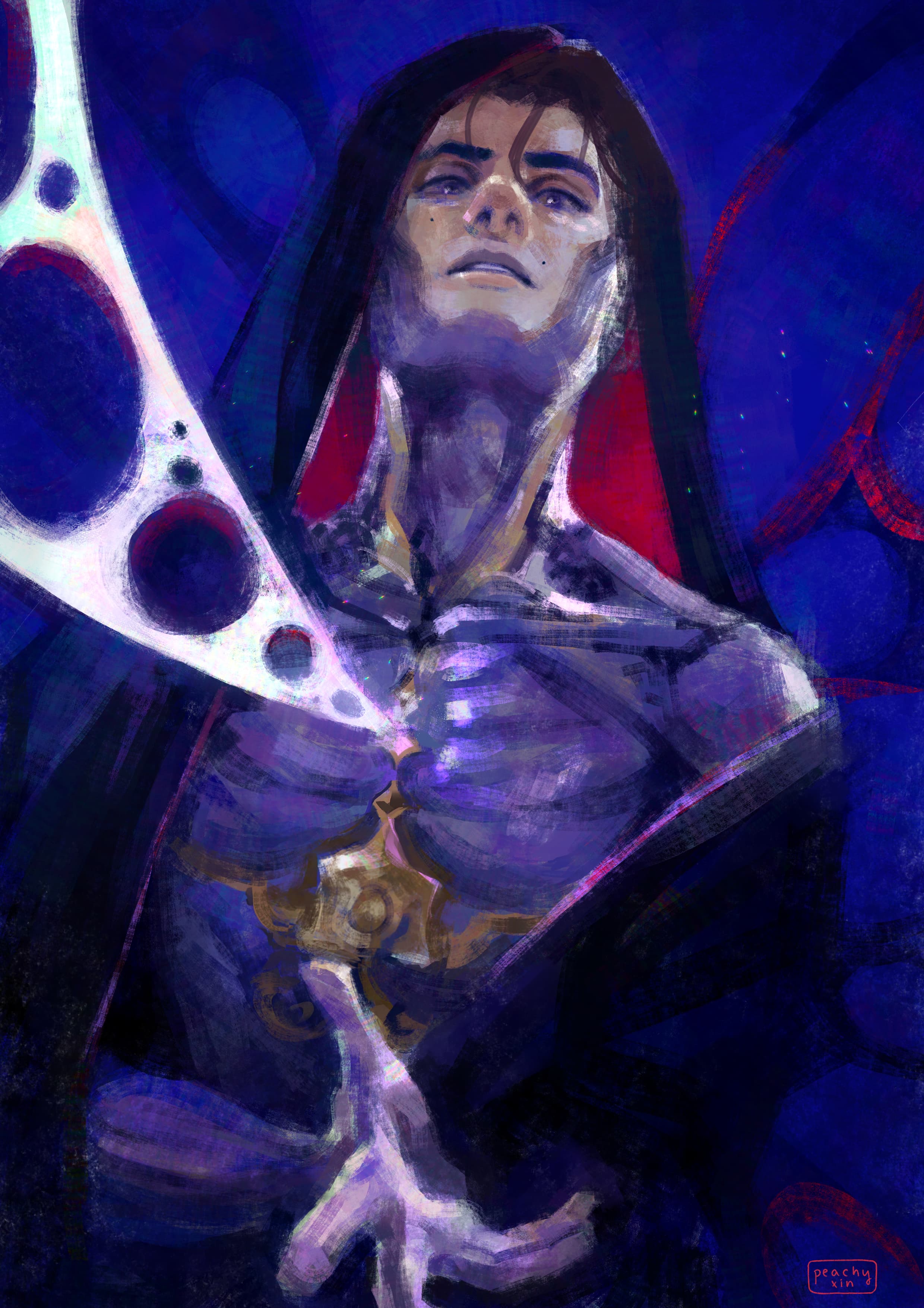 Viktor from Arcane. Digital painting.