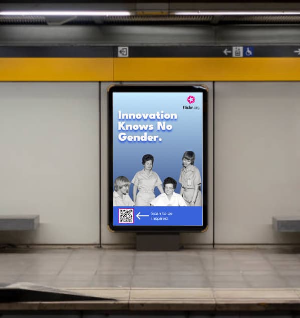 Train ad mockup.