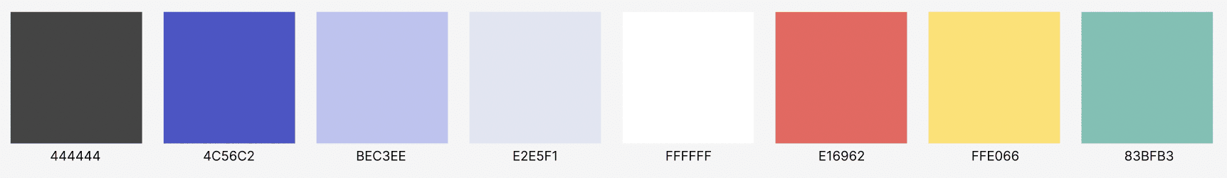Final color palette.